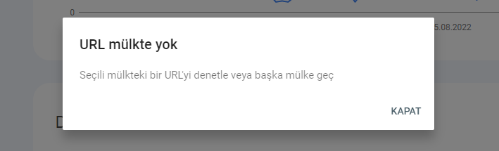 URL Mülkte Yok