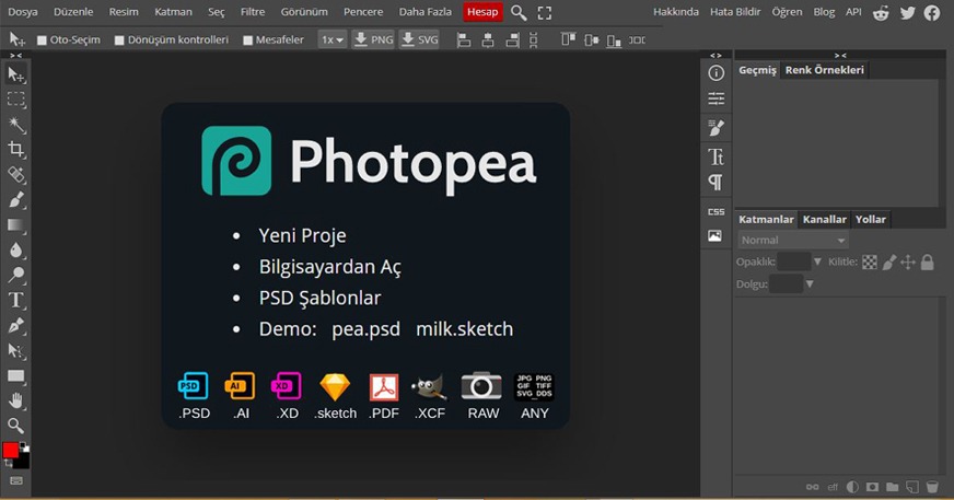 Ücretsiz Photoshop