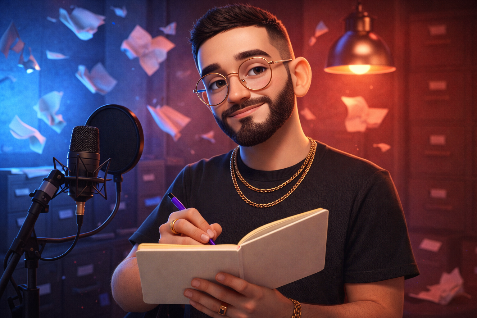 Generate a Stylized 3D Cartoon Portrait of the Person in the Input Image
